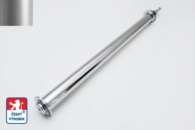 Závěsná tyč 25×600 mm - imitace chrom matný (Závěsná tyč 25×600 mm)