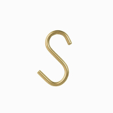 Háček "S" - zlatá metalíza