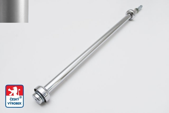 Závěsná tyč 16×600 mm - imitace chrom matný