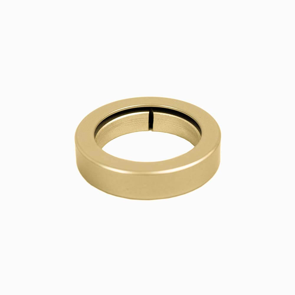 Objímka pro sloup krycí - zlatá metalíza